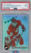 1994-95 Score Platinum Team Set #96 Vladimir Konstantinov  PSA 9  4502