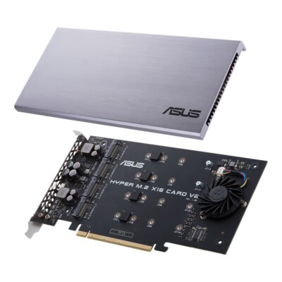 4718017104791 ASUS HYPER M.2 X16 CARD V2 Schnittstellenkarte/Adapter Eingebaut A
