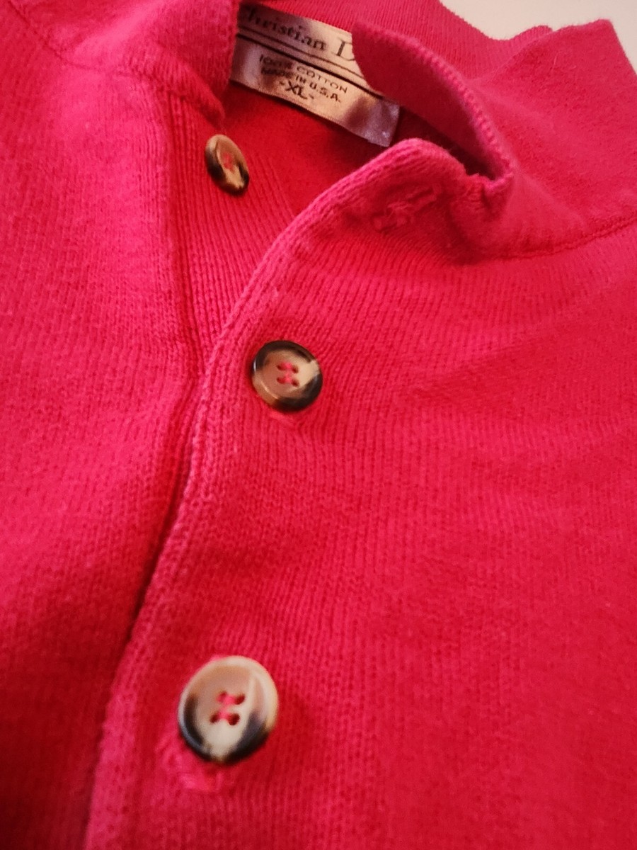 vintage Christian Dior SPORT 2枚襟 ニットポロ vintage Christian Dior SPORT 2枚襟 ニットポロ vintage