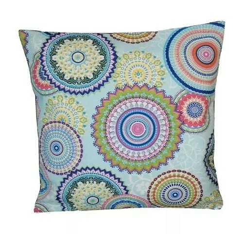 Kissenbezug Kissenhüllen 40x40 cm Mandala Ornamente bunt Dekokissen