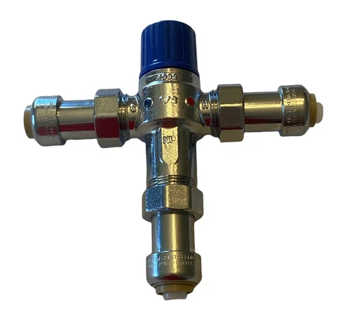 Jones Stephens, Plumbite C77468LF  Thermostatic Mixing Valve 1/2", NEW - Picture 1 of 7