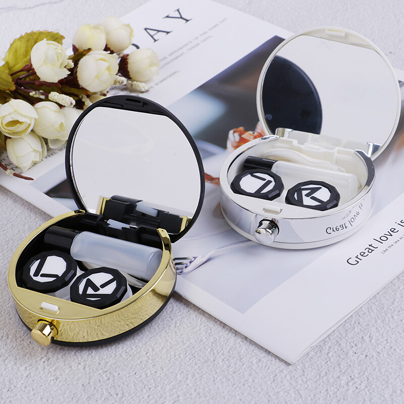 Contact Lens Case Holder Travel Kit Box Remover Inserter Tweezers