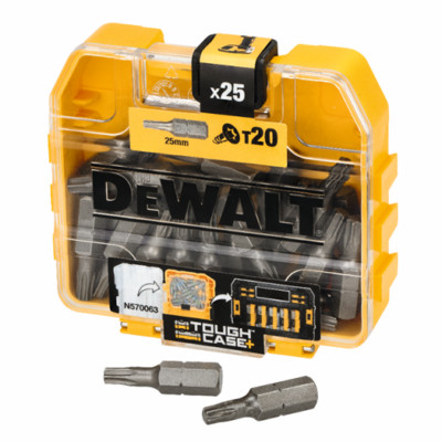 Original DeWalt Bitbox mit 25 Bits I Torx 20 T20 TX20 I DT7961 / Spenderbox Bit