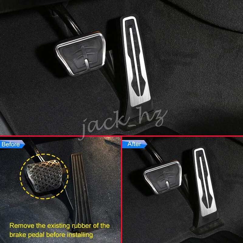 Acessórios de tampa de pedal de freio a gás de aço inoxidável para BMW - Imagem 2 de 4