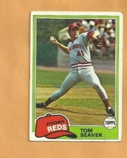 1981 Topps Tom Seaver Reds # 220 Mets Icon