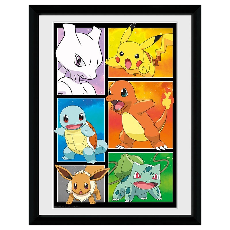 Pokemon Spitzenbild Mit Rahmen Framed Print Comic Panel (30.5 X