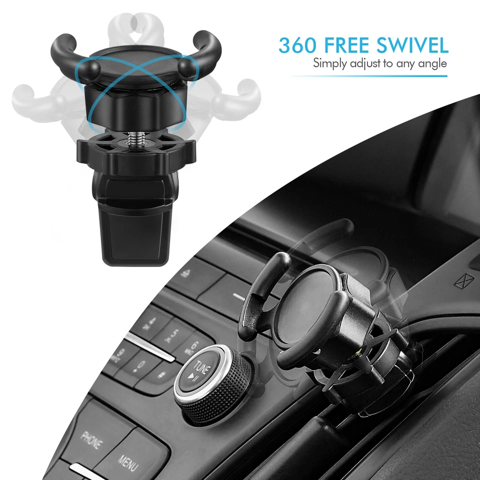 Air Vent Car Mount Phone Holder with Adjustable Switch Lock for Popstand 360 Deg - Image 4 of 4