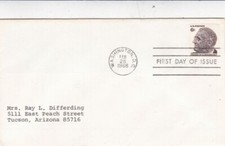 United States 1968 Franklin Roosevelt FDC Washington DC cancel typed VGC