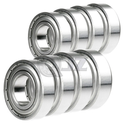 Kozleo 2 Stück Kugellager 10x30x9 Mm – Chromstahl, Doppelt Gedichtet, ABEC1 Für Motoren & Werkzeugmaschinen