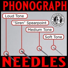 YOU CHOOSE -  victrola NEEDLES for gramophone phonograph 78rpm 100/pack