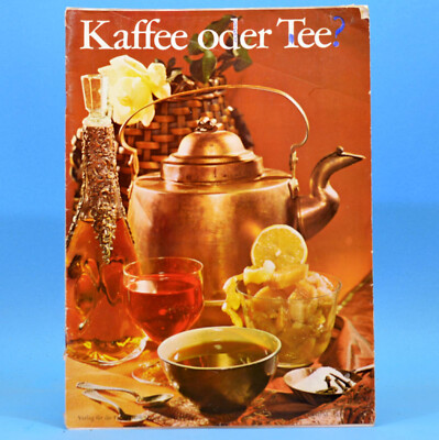 Kaffee oder Tee? | Verlag für die Frau um 1975 DDR Rezepte Getränke Gebäck D