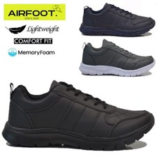 MENS CASUAL TRAINERS MEMORY FOAM WIDE FIT WALKING RUNNING SPORTS GYM  SHOES SIZE
