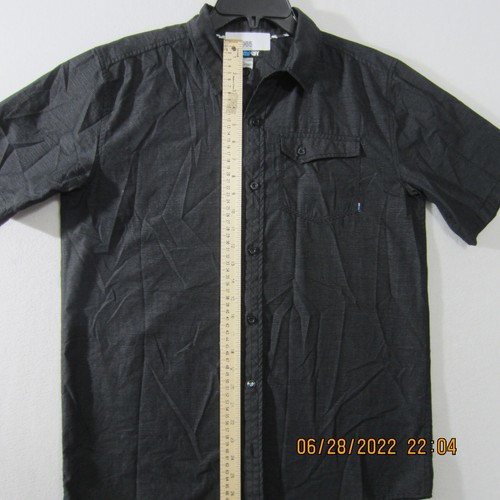 Amplify Shirt Boys Extra Large Black Youth Button Up Short Sleeve Pocket Casual - Picture 6 of 10