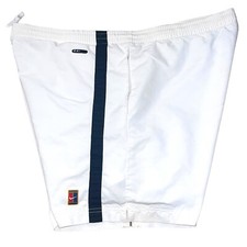 Vintage 90s Nike Shorts Mens Large Court Challenge Agassi White Tag Tennis FLAW