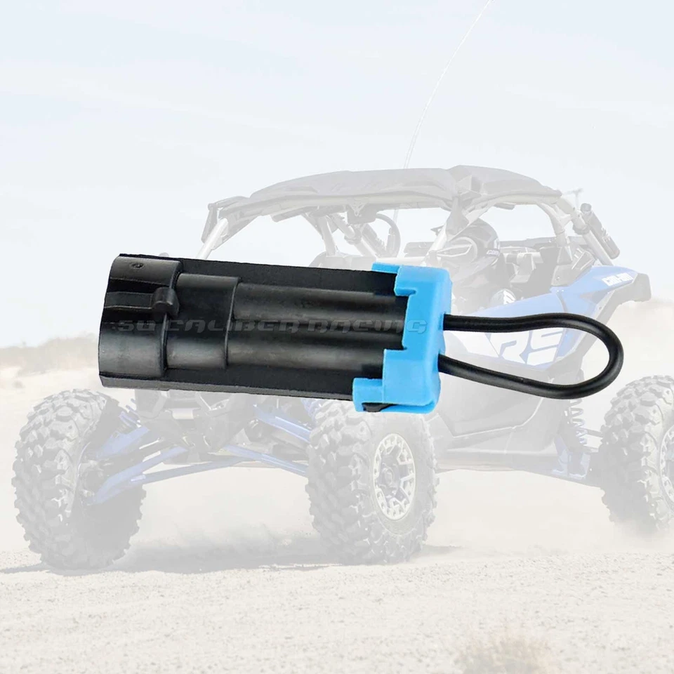 PAIR of 4 Point Safety Harnesses 2" w/Bypass Plug Fits CAN-AM Maverick X3 ORANGE - Image 3 of 4