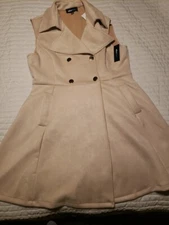 Aliceblue Double Breasted Boyfriend Vest Women’s Size XL NEW 