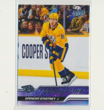 2023-24 Upper Deck Series 1 Young Guns RC 238 Spencer Stastney Predators