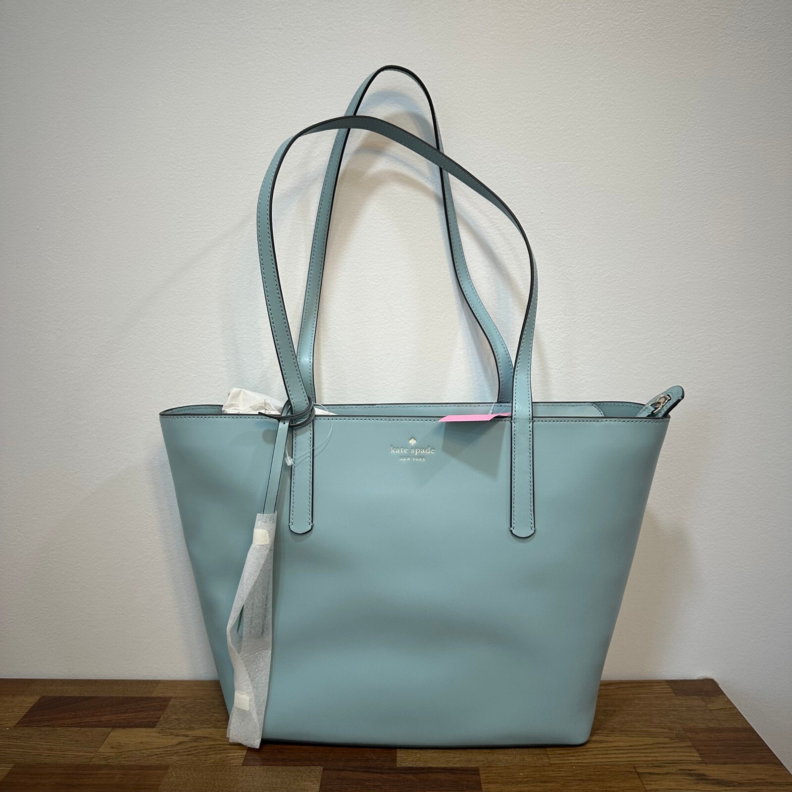 Kate Spade Emilia Frosted Blue Large Tote Shoulder Bag New $359