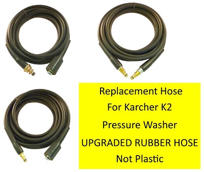 KÄRCHER K2 Schlauch 100% GUMMI Hochdruckreiniger Ersatzschlauch Wählen Sie Ihren Stil