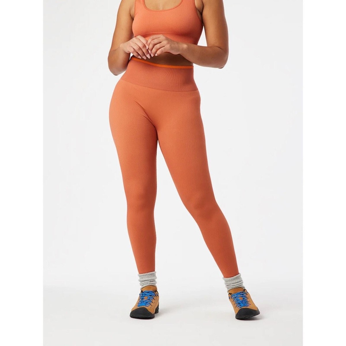 EUC Outdoor Voices Seamless Rib 7/8 Legging SIZE S