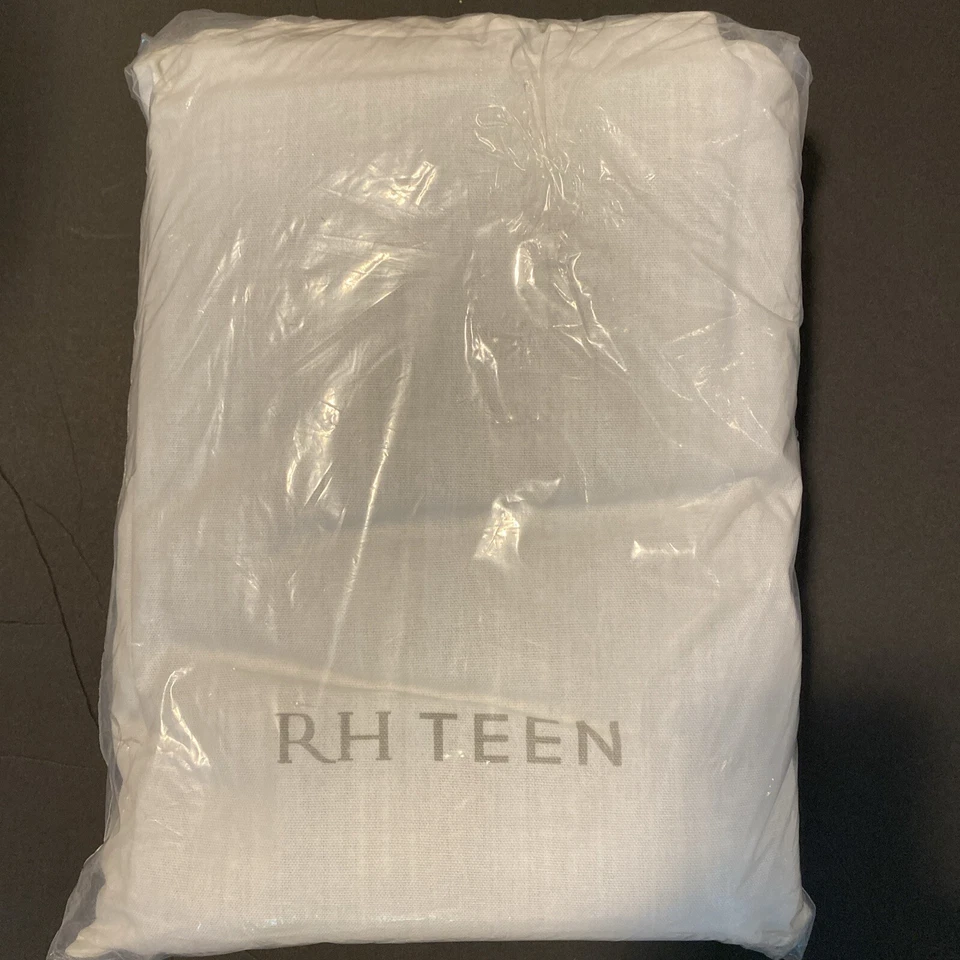 Juego de sábanas a cuadros Restoration Hardware Teen ELLIS, TWIN/TWIN XL, azul marino, nuevo con etiquetas Foto 3 de 4