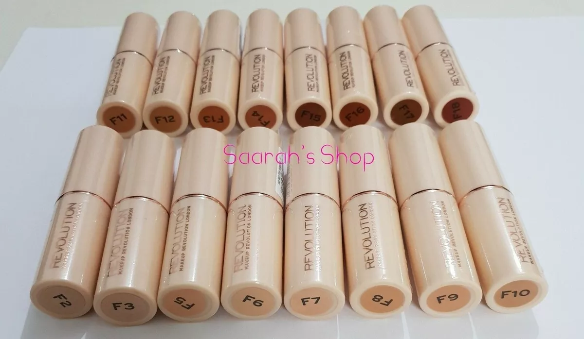 Makeup Revolution Full Coverage Fast Base Foundation Stick 18 Shades SEALED Fast
