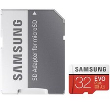 Samsung 32GB EVO Plus Class 10 Micro SDHC with Adapter for Canon Rebel
