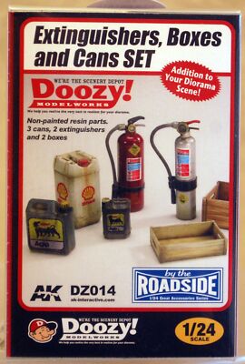 Doozy 014 Fire Extinguisher Feuerlöscher Boxen Kanister Öldosen 1:24