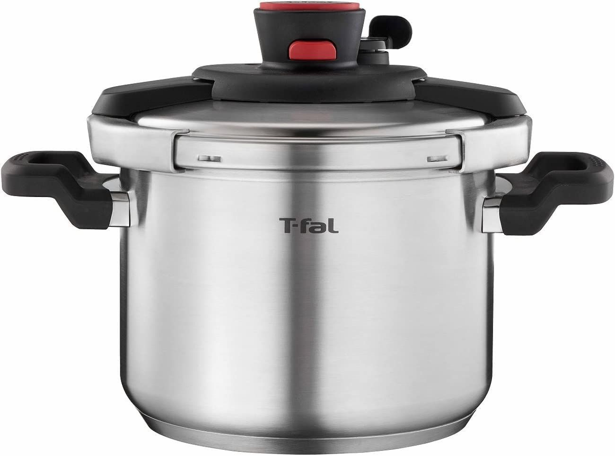 T-fal Clipso Stainless Steel Pressure Cooker 6.3 Quart 6.3-Quart