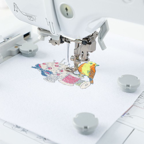 PA006M 3.15"x3.15" Magnetic Embroidery Hoop for Pfaff Heavy Fabric Friend - Picture 6 of 6