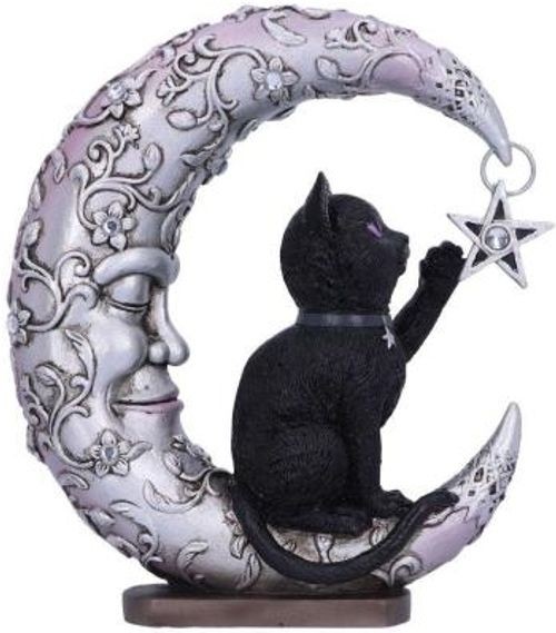 Gadget - Nemesis Now: Luna Companion Moon And Cat Ornament -D- Nemesis Now-image