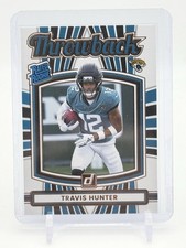 2025 Panini Donruss Throwback #3 Travis Hunter RC Rated Rookie