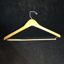 Vintage Antique Wood Coat Clothes Wishbone Batts Hanger H Stockton Atlanta