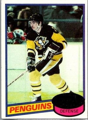 Ron Schock Penguins 1980 Topps Hockey #228 Defense