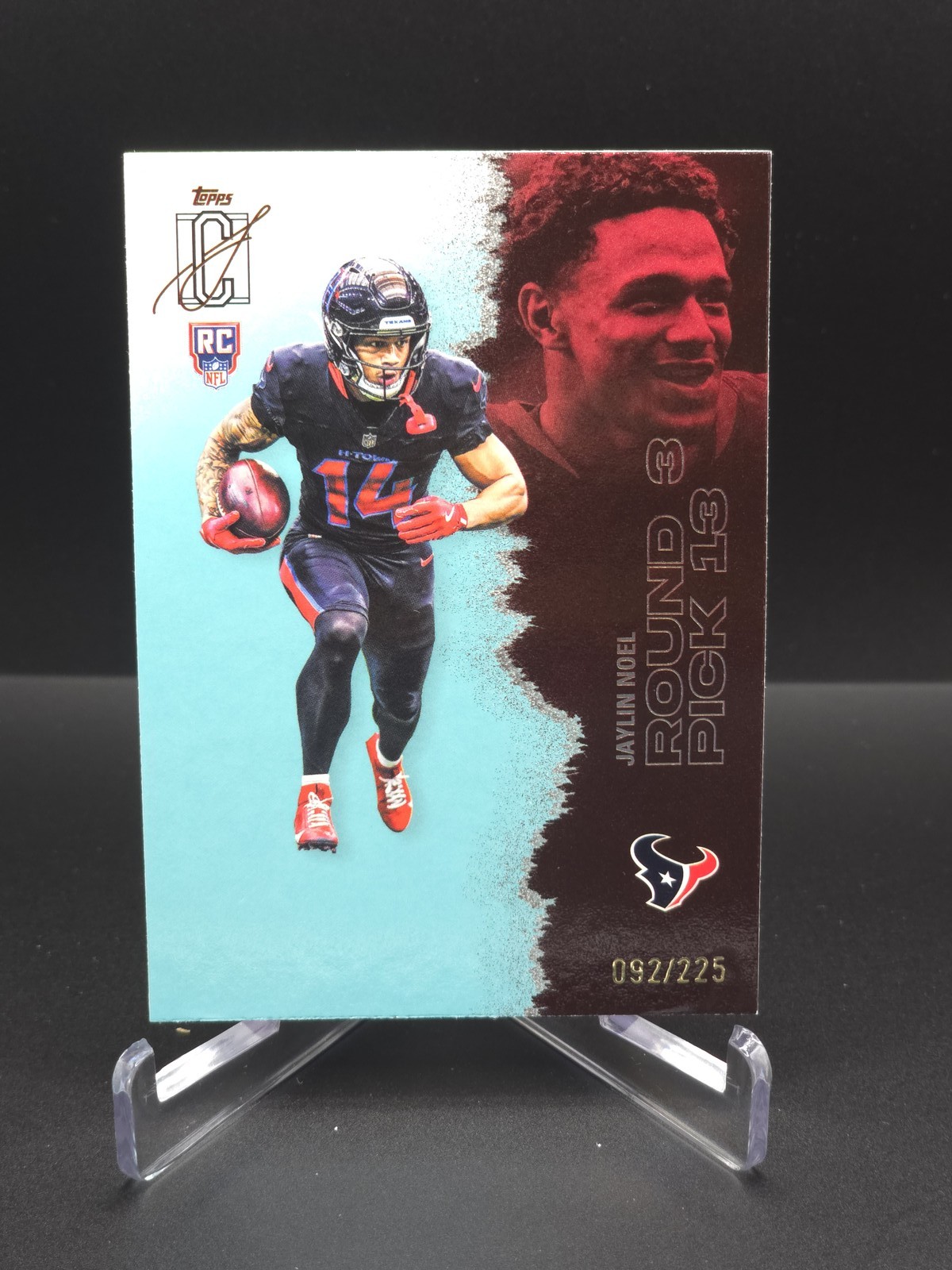 2025 Topps Signature Class #208 Jaylin Noel Teal #/225