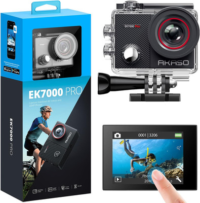 AKASO Action Cam 4K 20MP Wifi 40M Unterwasserkamera Wasserdicht Ultra HD Touchsc