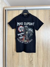 Mad Sunday Isle Of Man Motorcycle Graphic T Shirt Racing Mens Size S