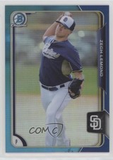 2015 Bowman Draft Chrome Blue Refractor 134/150 Zech Lemond #127 k0w