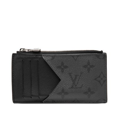 LOUIS VUITTON Monogram Eclipse Reverse Coin case Fragment case M69533【Used】