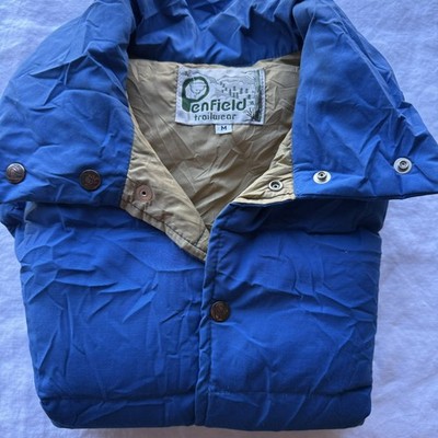 Vintage Penfield Trailwear Mens Down Feather Blue Puffer outdoor Vest Medium