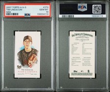 2007 Topps Allen & Ginter Mini #274 Tim Lincecum RC Rookie PSA 10 GEM MINT