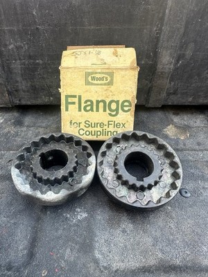 Woods 5J Sure-Flex Half Coupling Keyed 1'' 1/8 Bore with Set-screw (LMP18M)