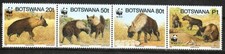 Stempel Botswana 586 - Hyaena--WWF
