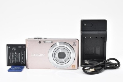 Panasonic DMC-FH5 Compact Camera Pink w/ Battery and SD Card