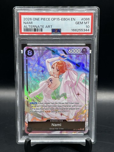 Nami (Alternate Art) graded PSA 10 for sale on eBay