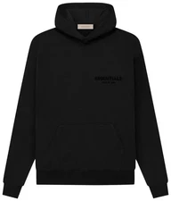 NEW Fear of God Essentials Stretch Limo Black Hoodie Size Medium Authentic✅