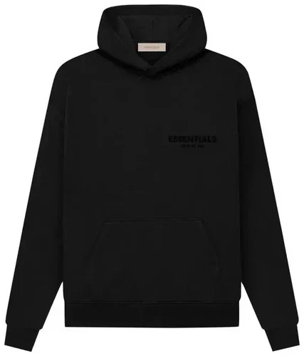 NEW Fear of God Essentials Stretch Limo Black Hoodie Size Medium Authentic✅
