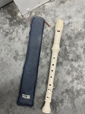ALLOS Alto Recorder 323 White with Soft Case Used