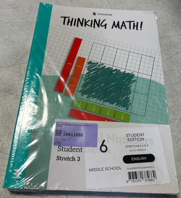 Innovamat Thinking Math! Rational Numbers 6 Student Ed Logbook