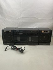 Sony CFS-W350 Dual Cassette Boombox Radio Works Tape Decks Not Working